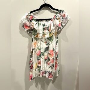 Le Marais Silk women’s off shoulder blouse